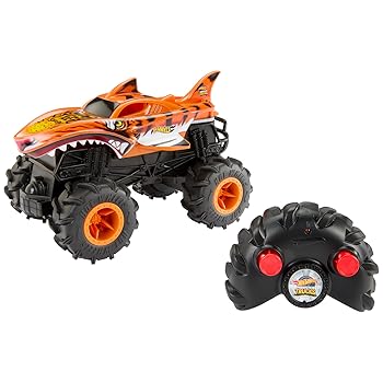 Hot Wheels Monster Trucks Remote Control Tiger Shark 1:24 Scale