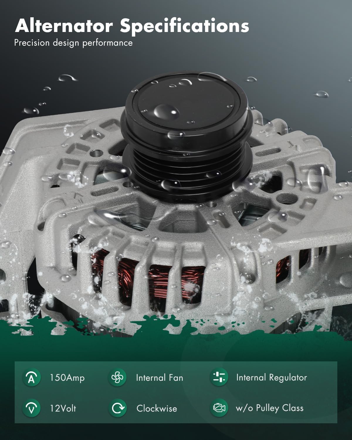 SCITOO Alternator Fits for Ford for Focus 2.0L 2012-2018 11653 11747