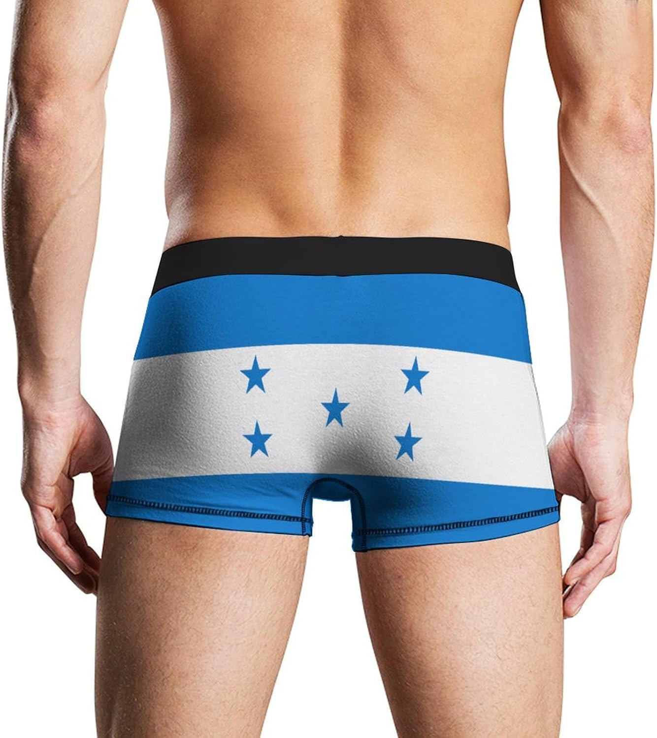 Honduras Flag Men's Boxer Briefs Soft Lightweight Underwear Stretch Trunks