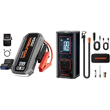 WOLFBOX 45L/min Heavy Duty Tire Inflator & 2000A Jump Starter