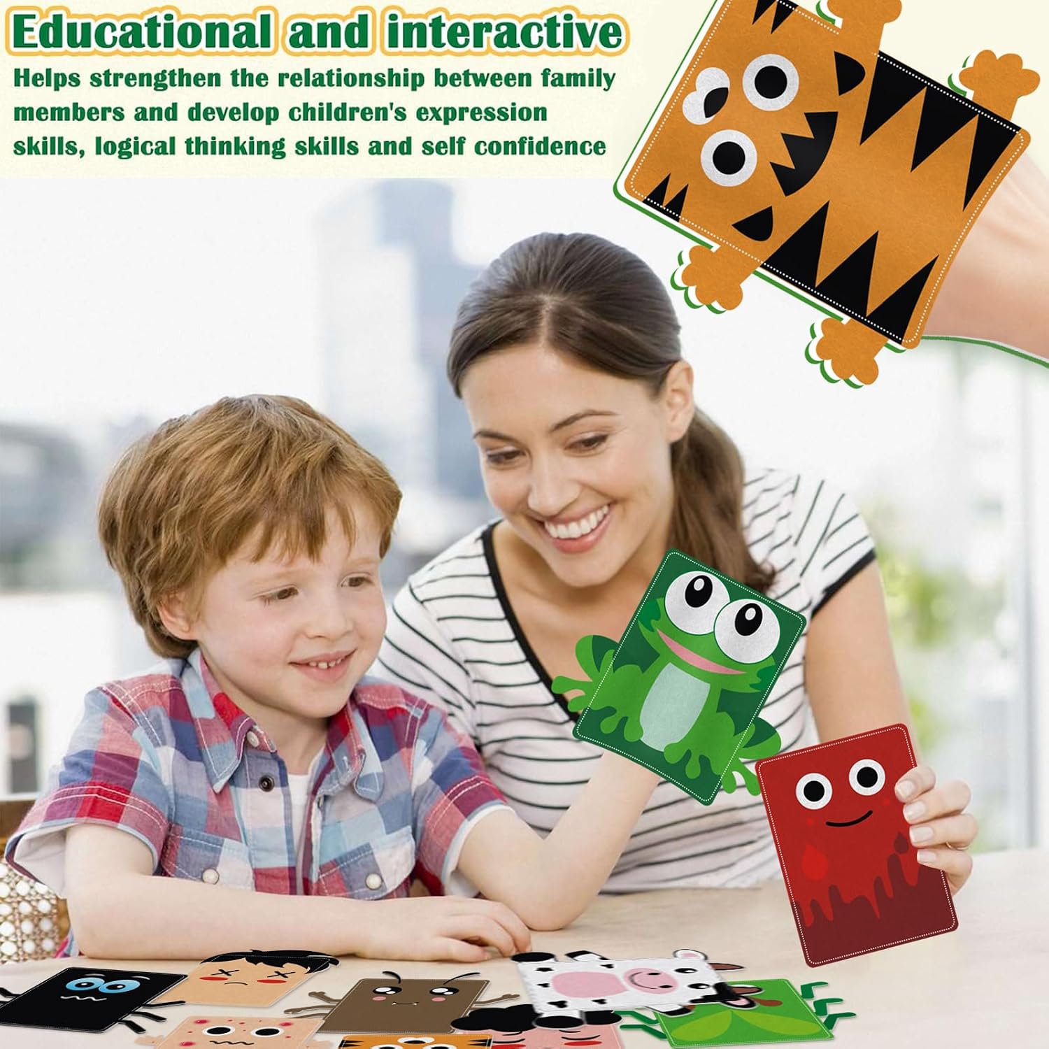 20 Pcs Passover Hand Plagues Puppet Kit - Felt Ten Plagues Hand Puppets for Educational Fun, Perfect Passover Plague Gifts for Pesach Seder Celebration Family Story Time Table Party Supplies