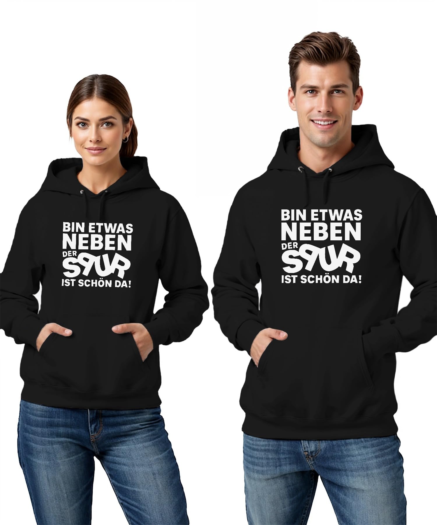 Bin etwas neben der Spur ist schön da lustig sarcástico Party Unisex Hoodie Hoodie