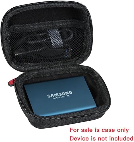 Miniatura 2 de Hermitshell Funda de viaje rígida de EVA para Samsung T3  T5 portátil 250GB 500GB 1TB 2TB SSD USB 3.1 discos duros externos