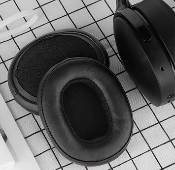 Replacement Ear Pads for Skullcandy Venue Wireless ANC, Headphones Earpads Protein Leather Ear Cushions for Skullcandy Crusher Evo/ANC/Wireless and Hesh 3/Evo/ANC/Wireless Headset Accessories - Black
