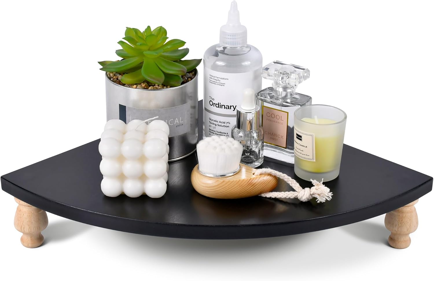 Renook Wooden Corner Counter Shelf, Vintage Versatile