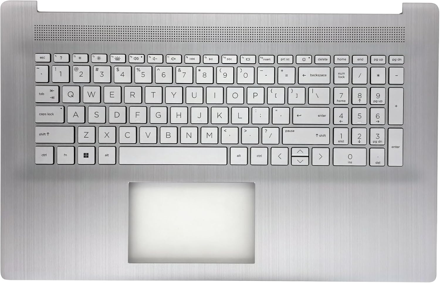 Replacement Upper Case Palmrest Top Cover Keyboard for HP 17-CN2 17-CP2 17T-CN000 17T-CN300 17T-CN400 17Z-CP000 17Z-CP100 17Z-CP300 Series Laptop M50456-001