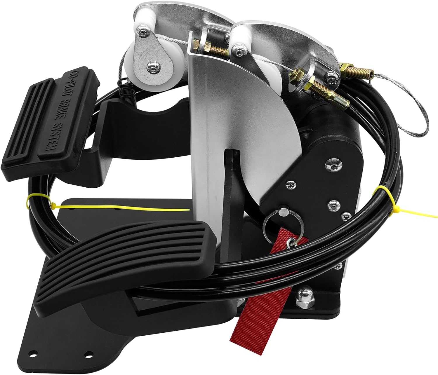 Right Hand Drive RHD Conversion Kit Universal Dual Control Car Gas and Brake Pedal Passenger Side for Driving Instructor Student Driver Training Assist Gas Brake Pedals ACARB7D ACAR-B7D