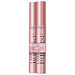 L'Or'eal Paris Mascara Twin Pack Black Mascara for Length and Volume, Lash Paradise, Black, 2 x 6ml