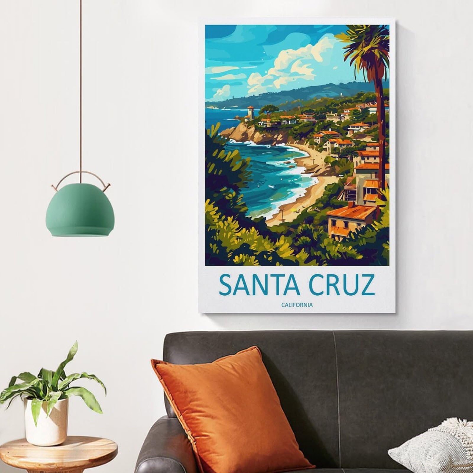 Amazon.com: Santa Cruz Travel Print Santa Cruz Décor Santa Cruz