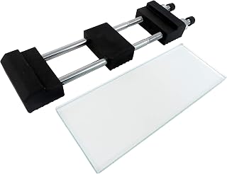 Taytools 773642 Piece of 5/16 x 3-1/4 x 8-1/4 Dead Flat Float Glass for Scary Sharp Sharpening System Plus Rubber Stone Holder