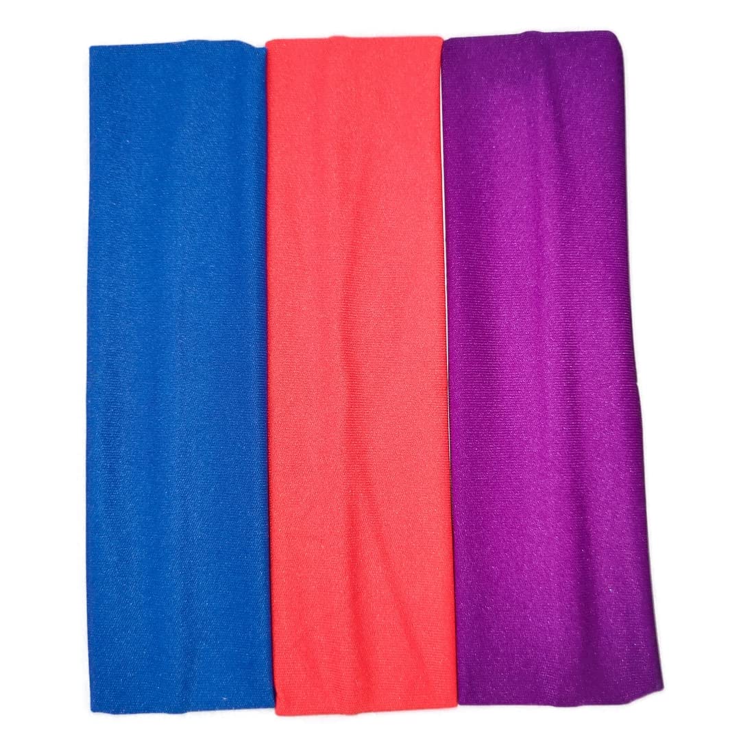 SENECIO� 3Pc Gym Workout Multicolor Soft Stretchable Wide Strap Headband for School Girls & Women (Blue-RED-Purple) (B09ZTV14W4) Amazon Price History, Amazon Price Tracker