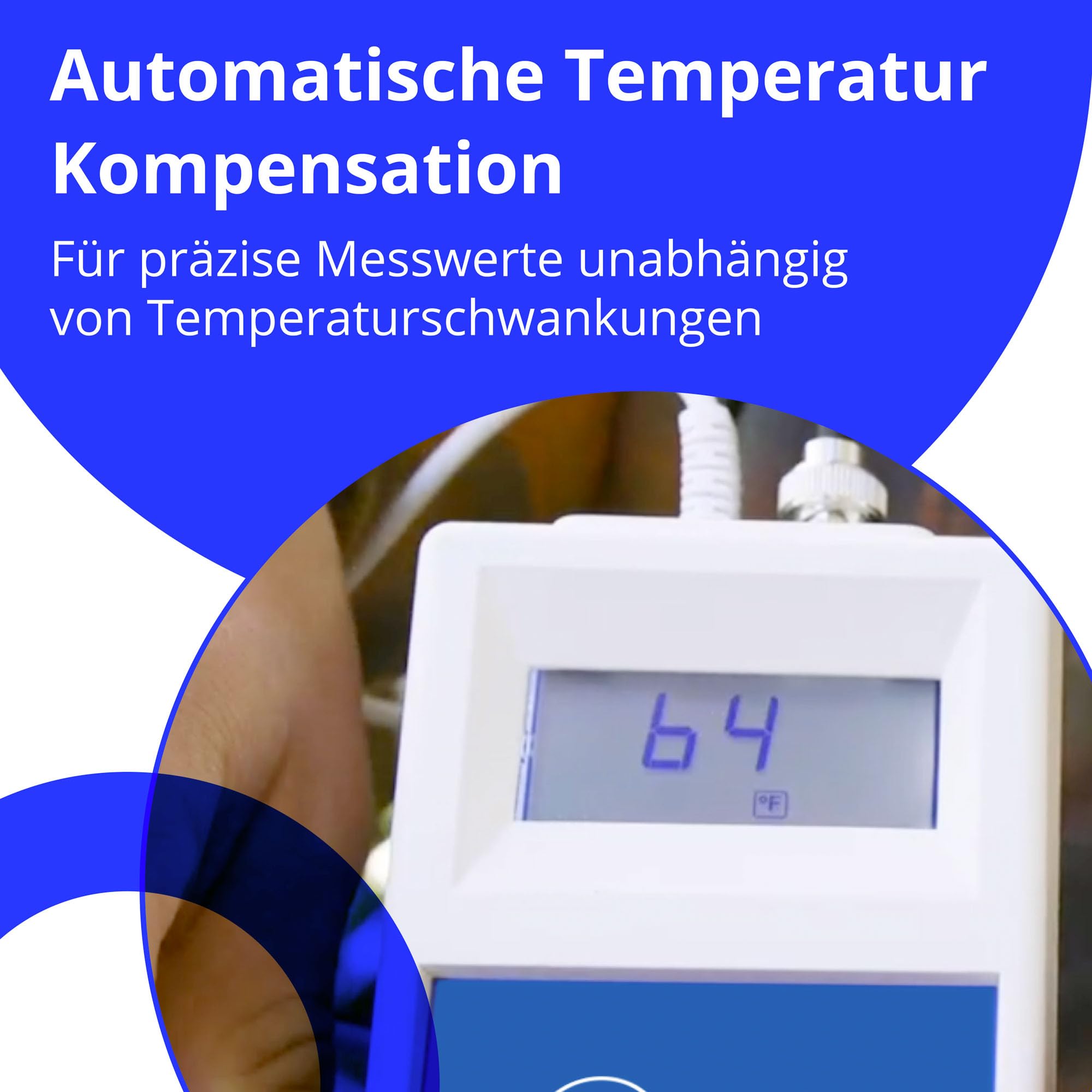 Bluelab METCOMPLUS Combo Meter Plus – Misst pH, Temperatur & Leitfähigkeit (TDS/PPM) in Wasser & Boden, einfach kalibrierbar, digitales Nährstoff-Testkit – Für Hydroponik & Indoor-Anbau