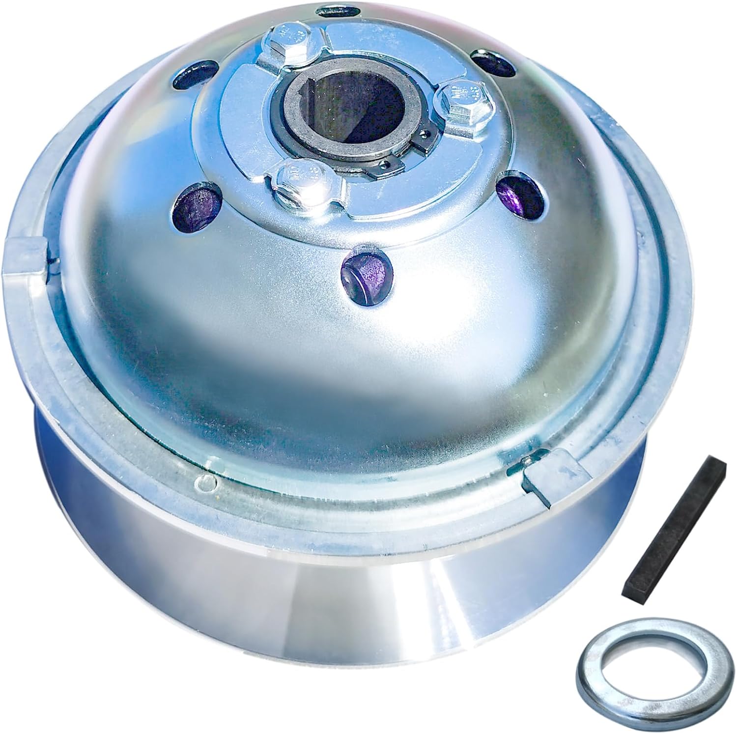BRIDOIF Comet 780 Series Go-Kart Driver Clutch 1" Bore 1/4" Keyway, for Taking a 1 3/16-1 1/4" Wide Belt 4 Cycle Engines, Replace# 302405A (Silver)