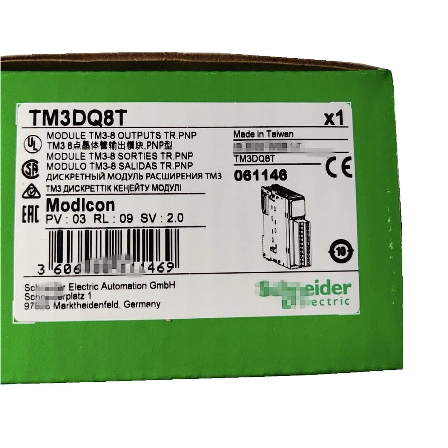 Module PLC TM3DQ8T TM3DQ8T