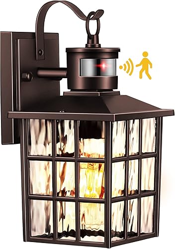 Miniatura 9 de VIANIS ORB Sensor de Movimiento para Luces Exteriores de Montaje en Pared, Farol de Exterior Impermeable de Anochecer a Amanecer para Casa