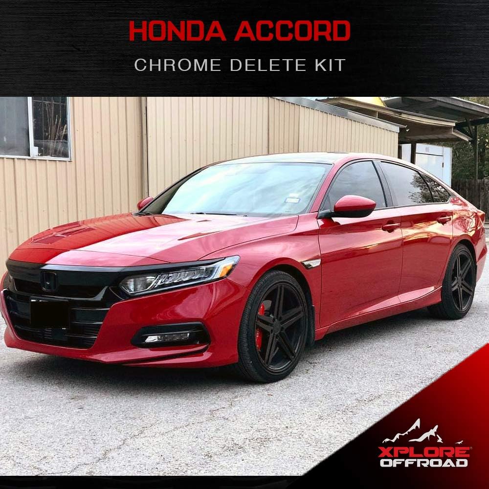 XPLORE OFFROAD® - Accord Sport | Precut Alloy Wheels Chrome Delete Blackout Wrap Kit | 2018-2019