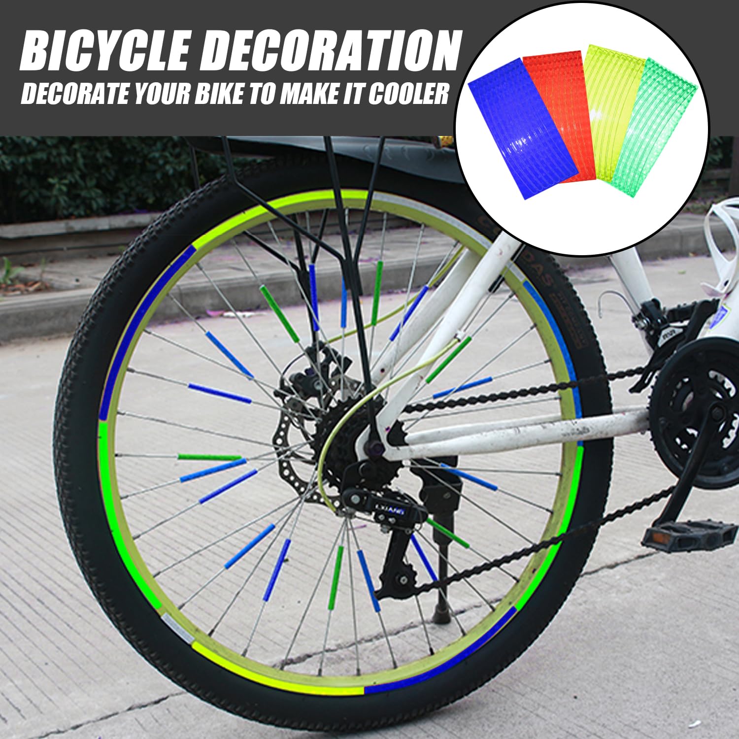 100 Pièces Décorations Pour Rayons De Vélo - Réflecteurs Colorés En Forme De Papillon Et Poisson - Accessoires Enfants