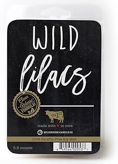 Milkhouse Candle Company, Wild Lilacs, Creamery Collection Soy Wax Fragrance Melts, 5.5 Ounce