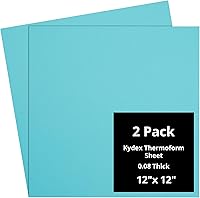 Vista 110 de Kydex Sheets - Solid Color DIY Kit for Crafting Holsters, Sheaths, and Mag Pouches - (8x8, 8x12, 12x12), Premium Thermoform Sheets - Thick, Durable
