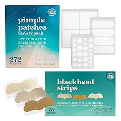 LivaClean 272 75 CT Pimple Patches Variety Pack Blackhead Remover - Pimple Patches Large Large Acne Patch for