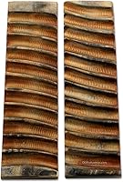 Vista 36 de Báscula de mango de cuerno de búfalo (parte superior plana) - (rojo vino) - (4.50 x 1.25 x 0.25)