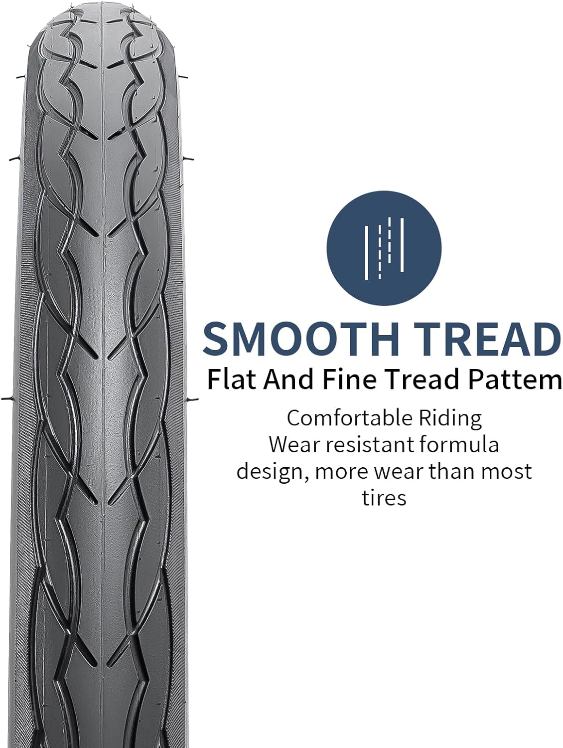 YUNSCM 2-PCS 26x1.25/32-559 Road Bike Tires Compatible with 26 x 1.25 26X1.25 Bike Bicycle Tires