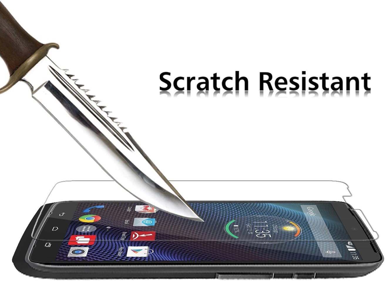 Acedining MPA-NX6-00004 Screen Protector for Motorola Droid Turbo (Verizon), Clear 1