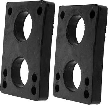 2pcs Skateboard Riser Shockproof Pads Damping Pads Bushings for Skateboarding Riser for Stable Skateboarding Performance