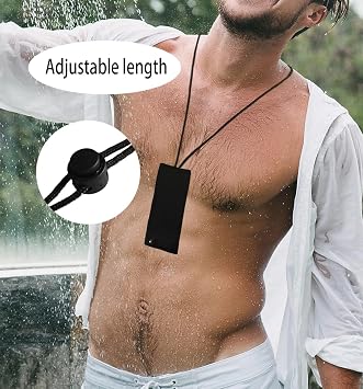 Peritoneal Dialysis Catheter Shower Cover, Peritoneal Dialysis Catheter Holder for Baxter 5C4482 5C4483, PD Safe Shower Support for Men and Women (Black)