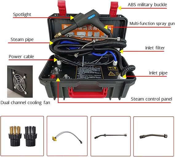 Steam Cleaning High Pressure Cleaner Steam Machine Cleaner for Home Air Conditioner Cleaning Kitchen Range Hood Cleaning Machine