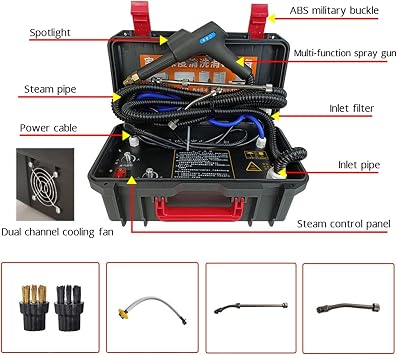 Steam Cleaning High Pressure Cleaner Steam Machine Cleaner for Home Air Conditioner Cleaning Kitchen Range Hood Cleaning Machine