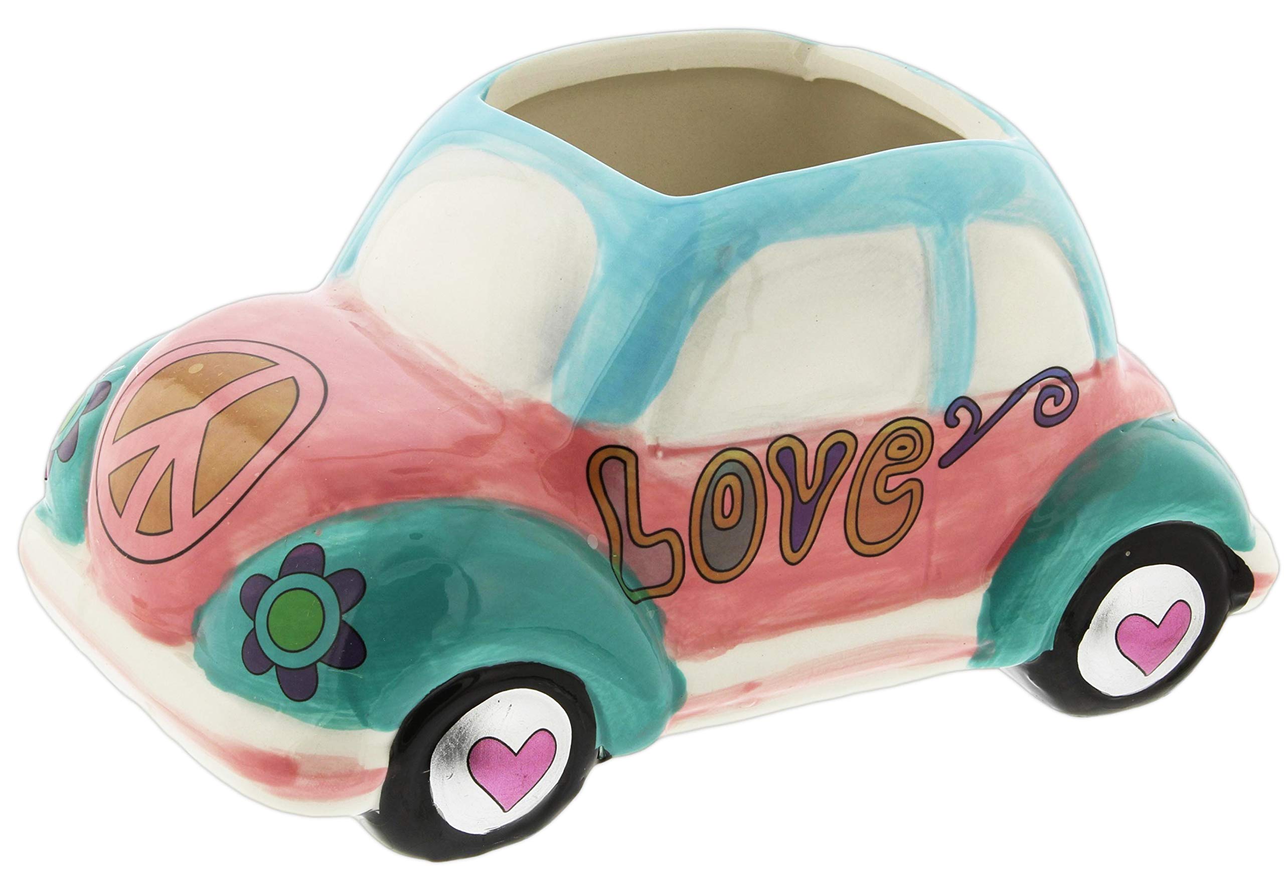 Amazon.com : The Bridge Collection Hippy Vehicle Planter Pot (Love