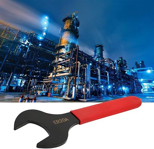 Miniatura 9 de ER20A - Llave de mandril de llave inglesa tuerca de sujeción para máquina de grabado torno de fresado CNC mandril de pinza de 44-48HRC de dureza
