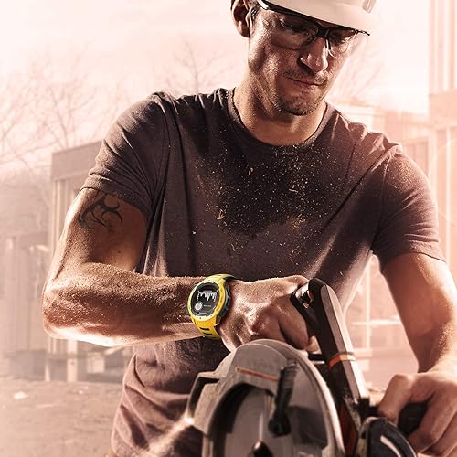 Miniatura 6 de NotoCity Correa de repuesto de silicona para Garmin Instinct Band compatible con Garmin Instinct 2SolarTactical(negro-amarillo)