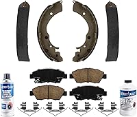 Vista 68 de Detroit Axle - Pastillas de freno para Dodge Dart 2013-2016 2014 2015 pastillas de freno de cerámica con reemplazo delantero y trasero de hardware