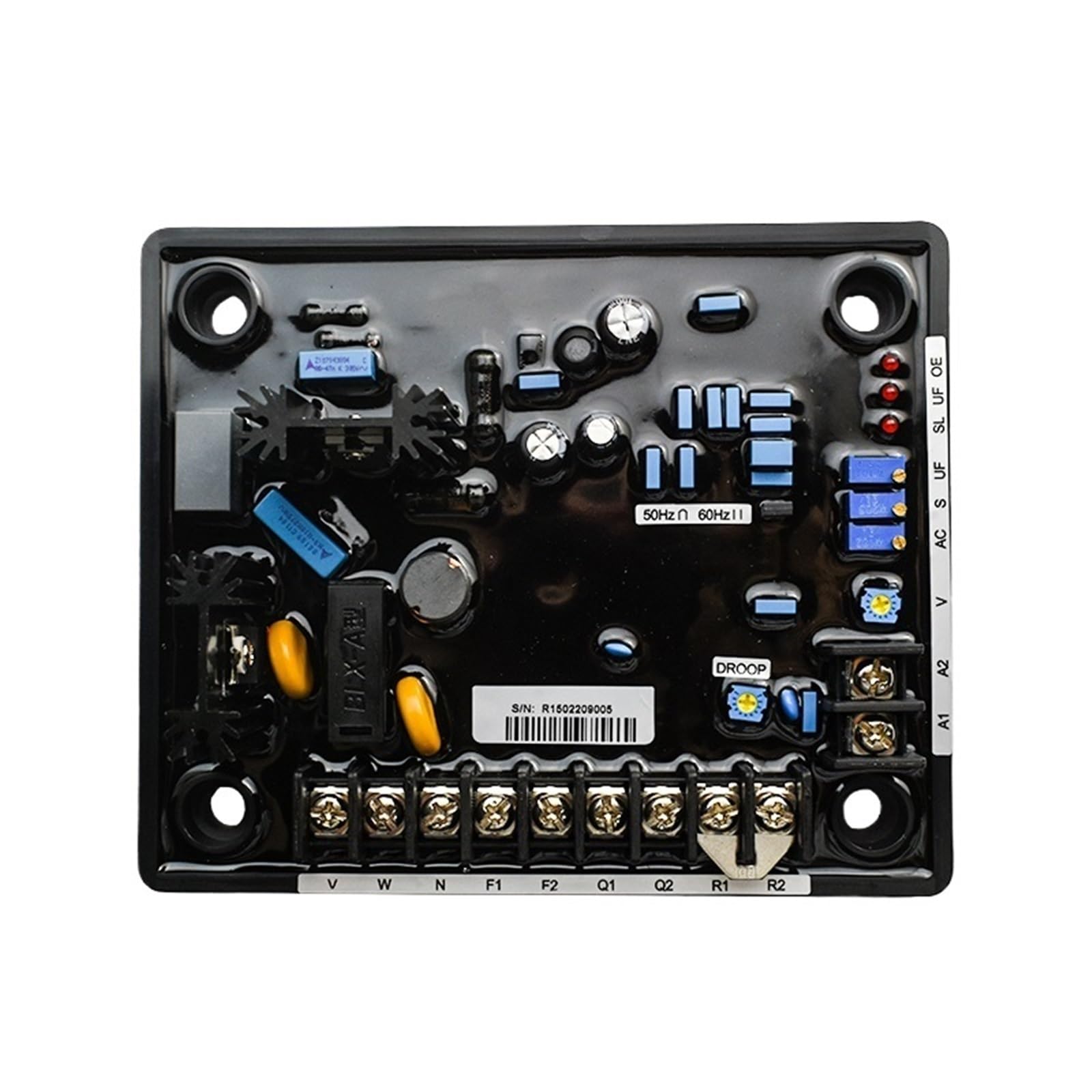 CBRBLCIUL 1pcs R150 AVR Auto Voltage Regulator Brushless Potentiometer Generator