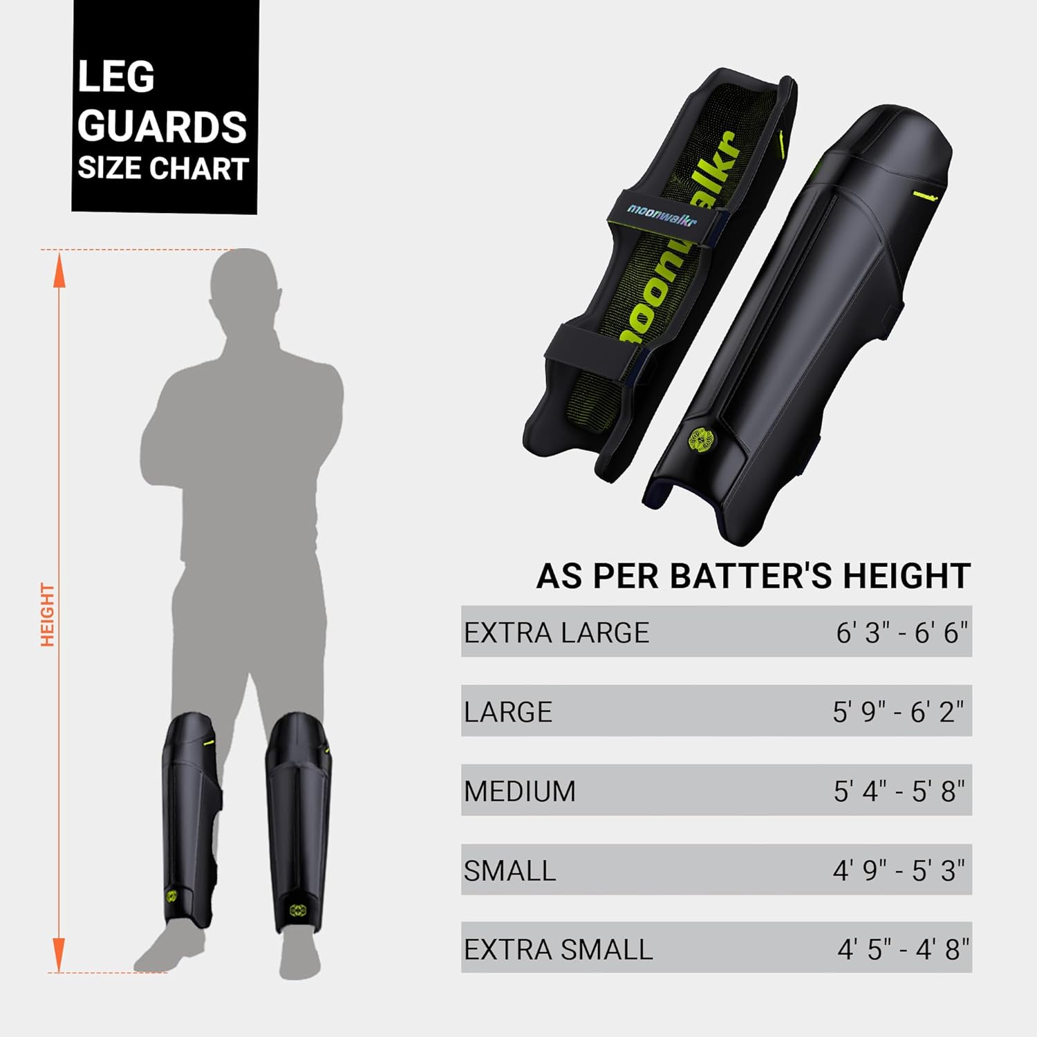 moonwalkr Cricket Leg Guard 2.0 Medium - Image 3