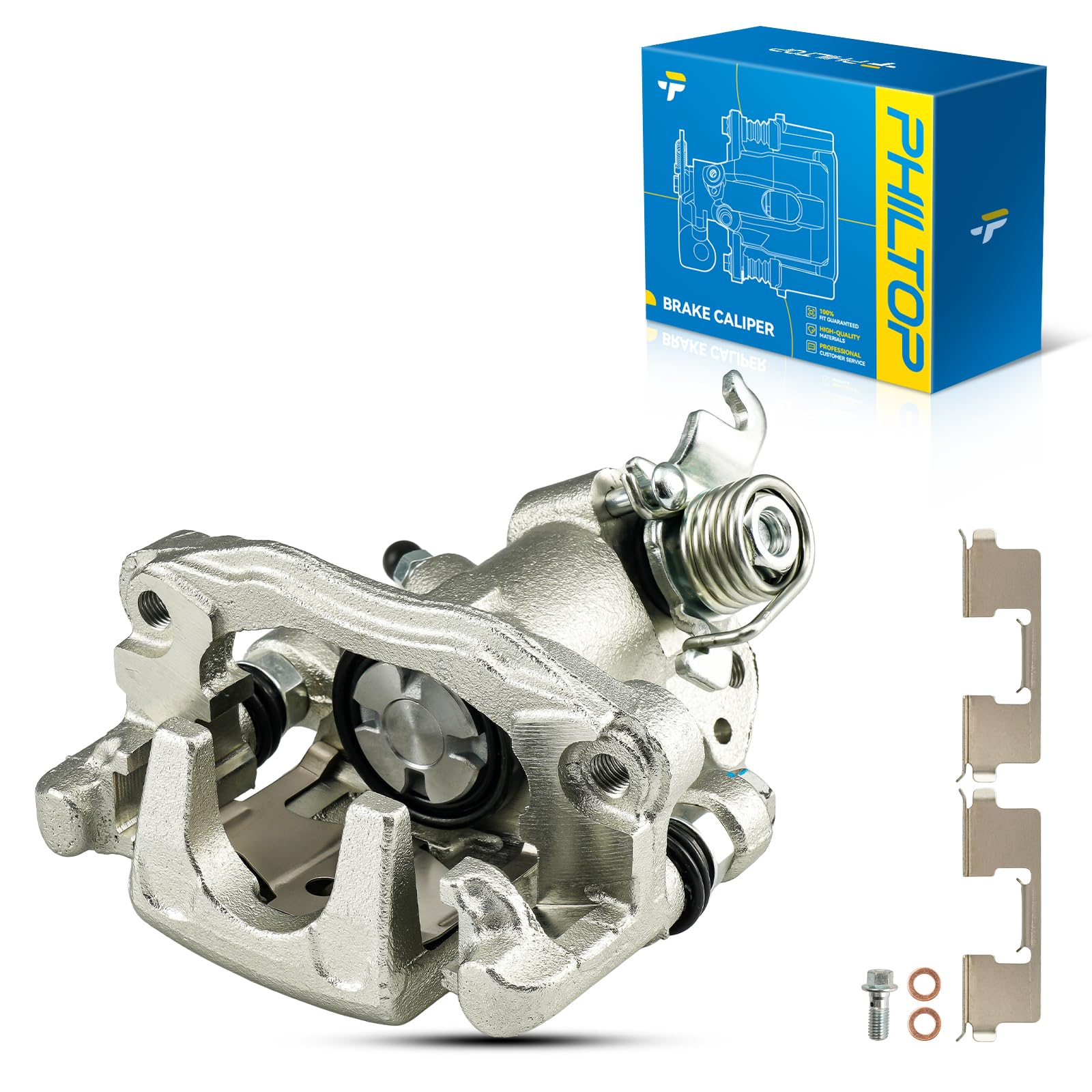 PHILTOP Brake Caliper Rear Right Fit for 2005-2009 Kia Spectra 19B3303