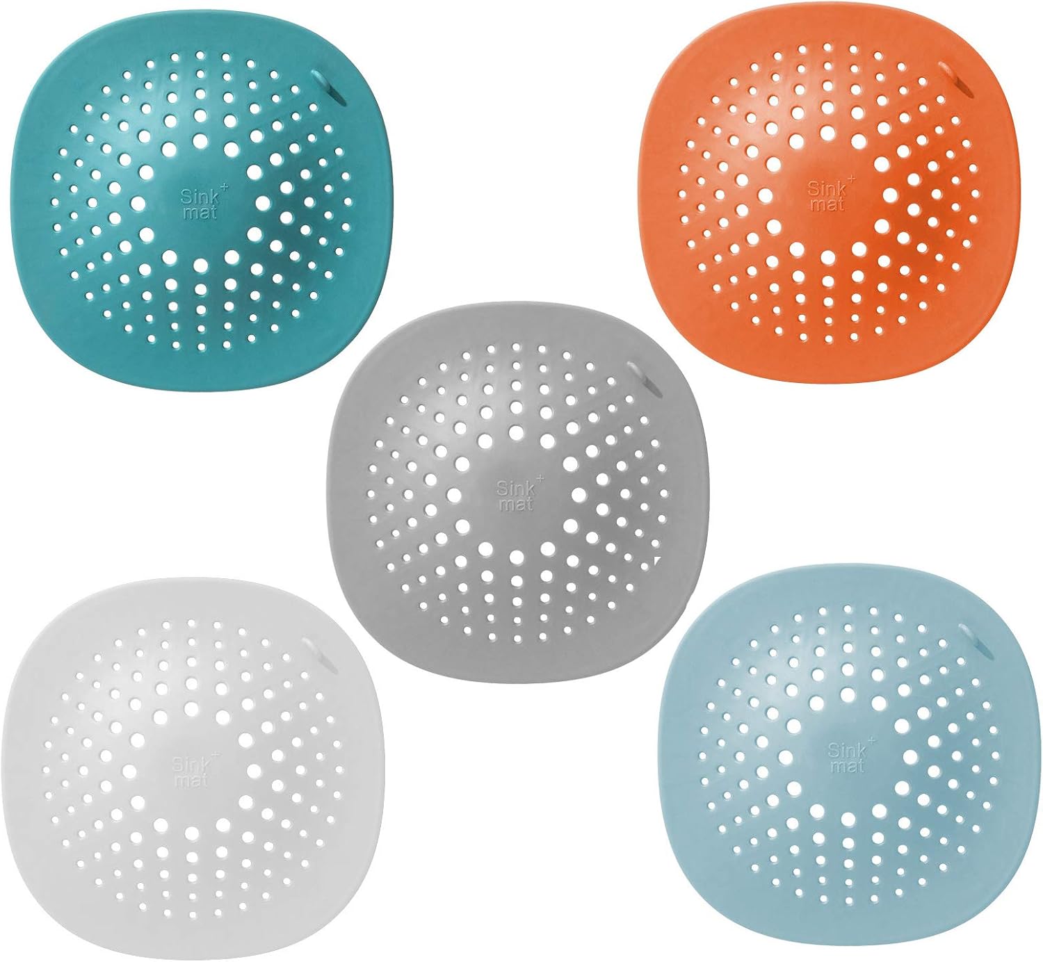 Drain Hair Catcher Silicone Shower Drain Hair Hrap Drain Stopper Cover for Bathroom Bathtub and Kitchen, Rubber Sink Strainer Silicone Filter Home Drain Cover (9 Pack)