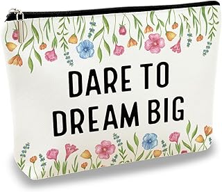 Bolsa de cosméticos motivacional Dare To Drea...