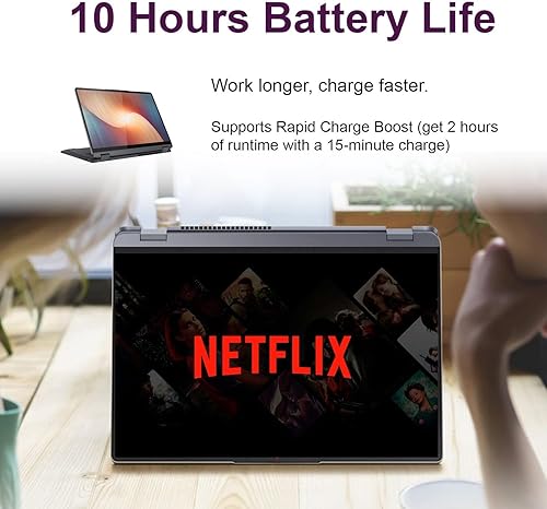 Miniatura 9 de Lenovo IdeaPad - Laptop con pantalla táctil 2.2K QHD 2 en 1 de 14 pulgadas | Procesador AMD Ryzen 7 | Win 11 | 16 GB de RAM | SSD PCIe de 1 TB |