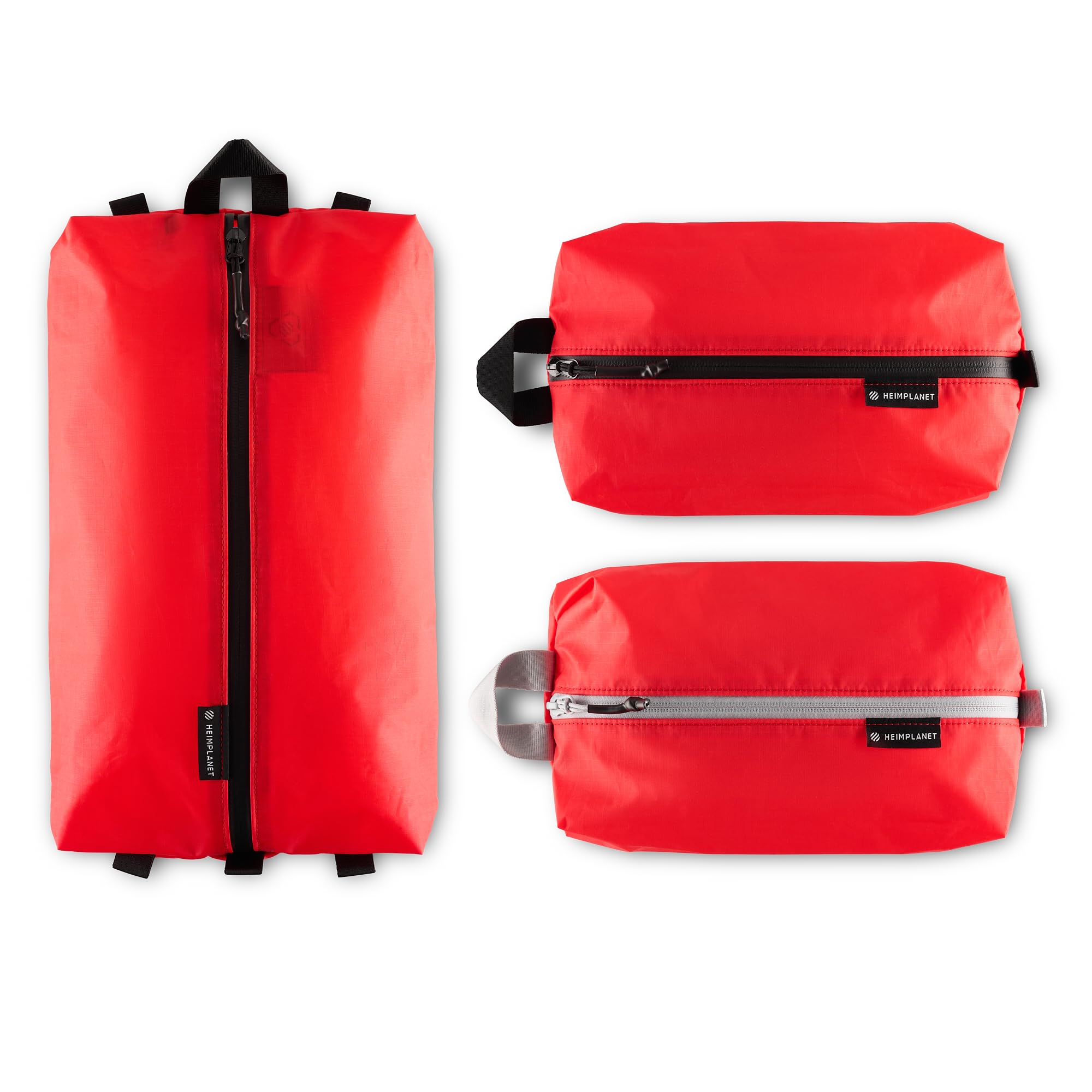 HEIMPLANET Original HPT Carry Essentials - Packing Cubes Mavericks Edition | Set of 3 Packing Organisers | 1x 4L Volume and 2x 2L Volume | Supports 1% for The Planet