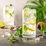 17 Oz verre en plastique de boisson Ensemble de 12, Verres acryliques Tumblers Coupes Lave-vaisselle Coffre-fort, coupe en plastique réutilisable, verre haute boule incassable, sans BPA, verre à cocktail de jus d'eau à usage quotidien