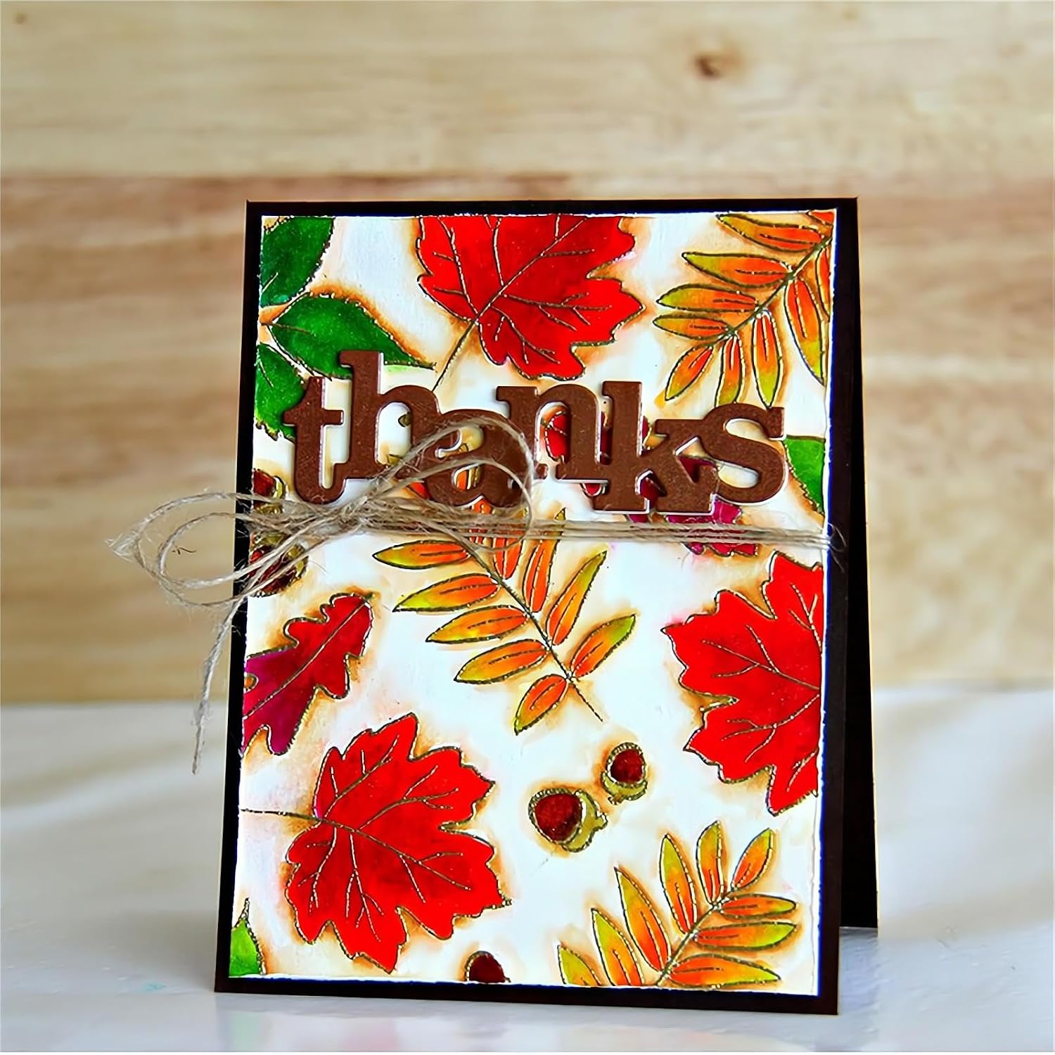 Briartw 9 Pieces Big Words Cutting Dies,Happy,Birthday,Hello,Friend,Home Metal Stencil for Cards Making,DIY Scrapbook,Handmade Invitation Card Postcard,Release Stress,Embossing Decoration Crafts Tool