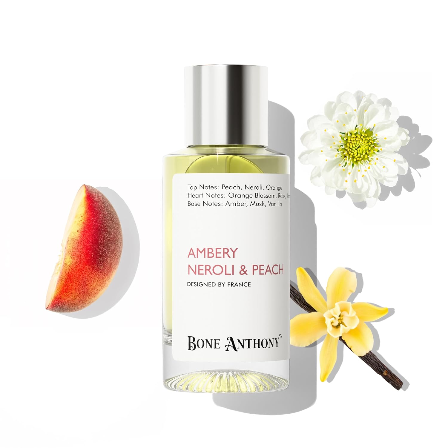 Bone Anthony Ambery Neroli & Peach Luxury Perfume | Smooth Fruity Floral Scent | with Orange Blossom & Vanilla Scent, Long... - Review, Price and Buying Guide