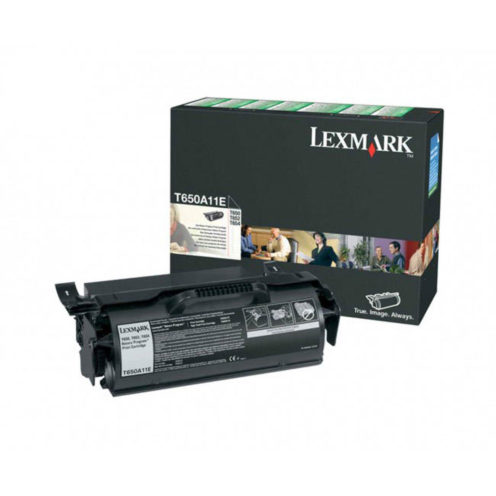 Toner Lexmark T652 noir original 0T650A11E avec Return Program écologique