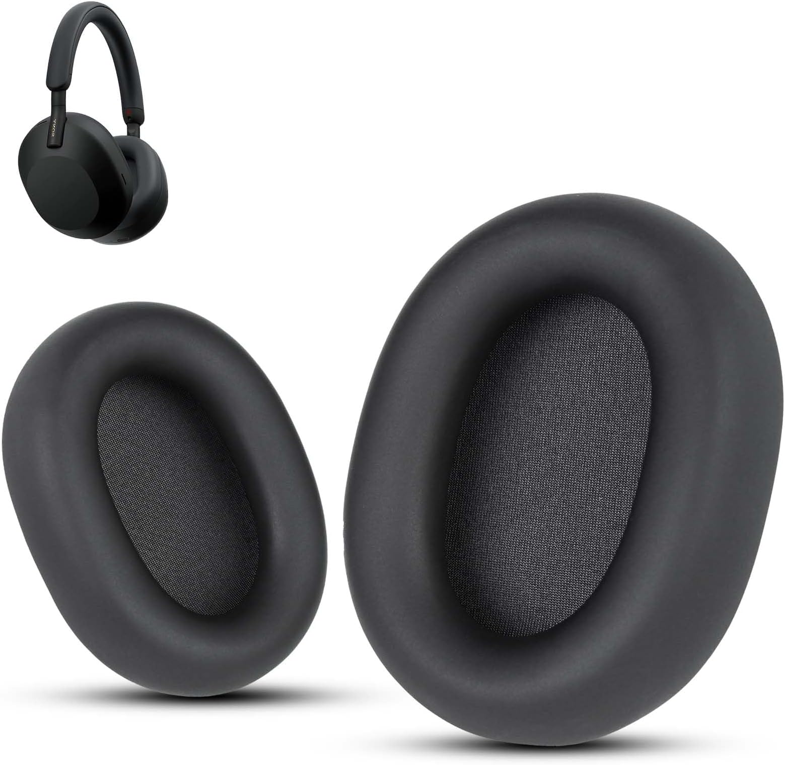 Aurivor Echt leren vervangende oorkussens voor Sony WH-1000XM5 noise
