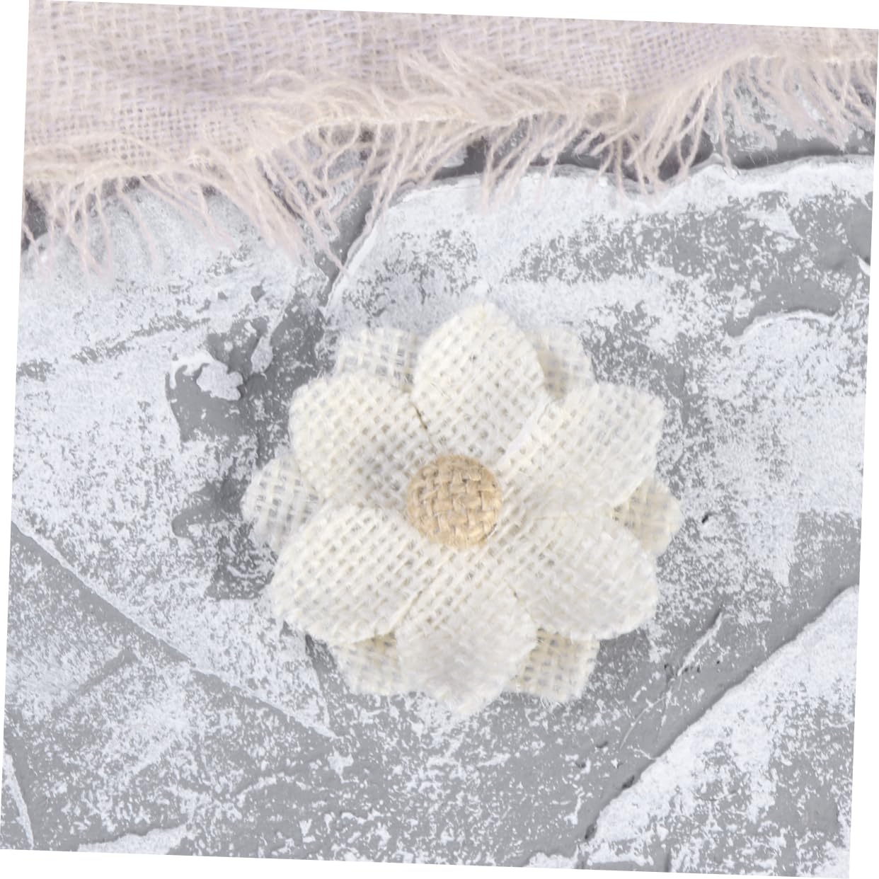 Hohopeti 30stücke Teiliges Weißen Jute-burlap-blumen Für Rustikale Hochzeiten Und -dekorationen Für Mittelstücke Bastelprojekte Und Besondere Anlässe