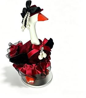 7 Inch Desk Goose Clothes Desk Goose Burgundy Countess Outfit