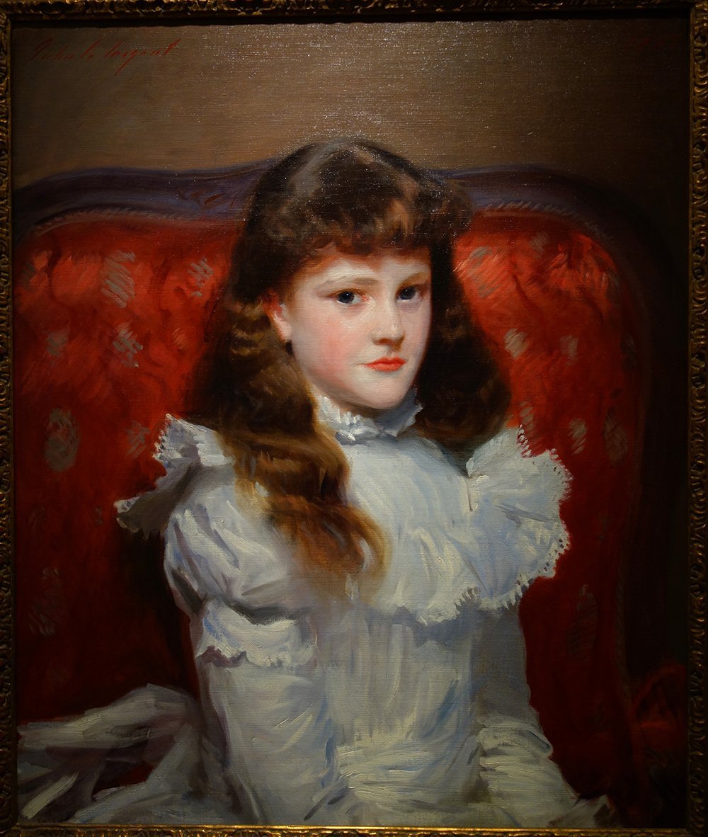 Impresión mate artística de Miss Cara Burch de John Singer Sargent, tamaño mediano premium